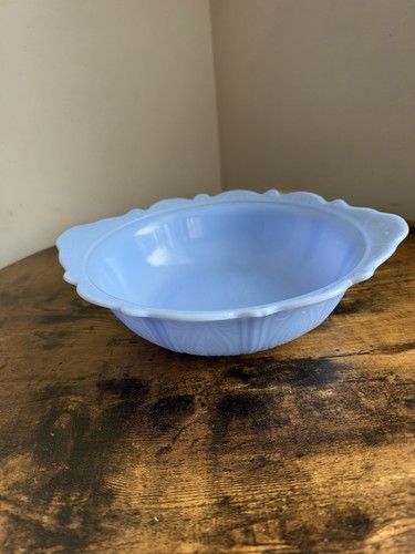 Vtg mckee blue delphite milk - vtg,